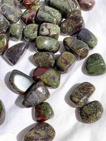 Dragon Blood Jasper Tumbles | Small - Unearthed Crystals