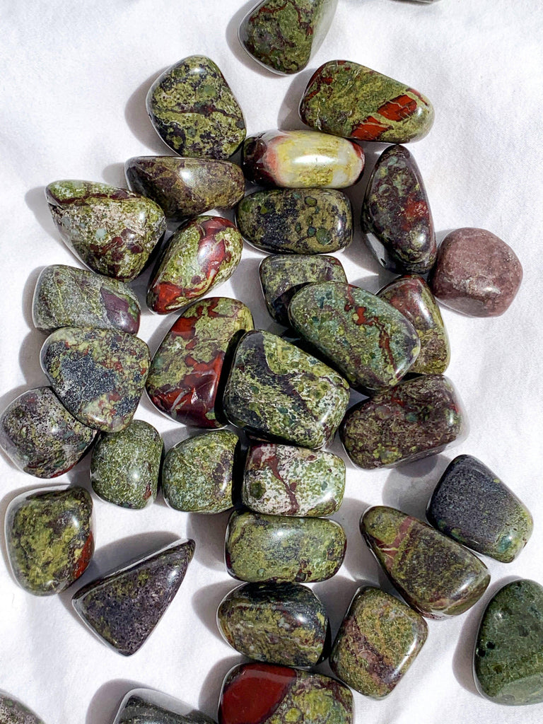 Dragon Blood Jasper Tumbles | Small - Unearthed Crystals
