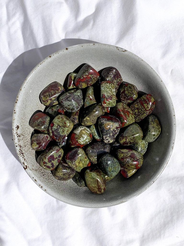 Dragon Blood Jasper Tumbles | Medium - Unearthed Crystals