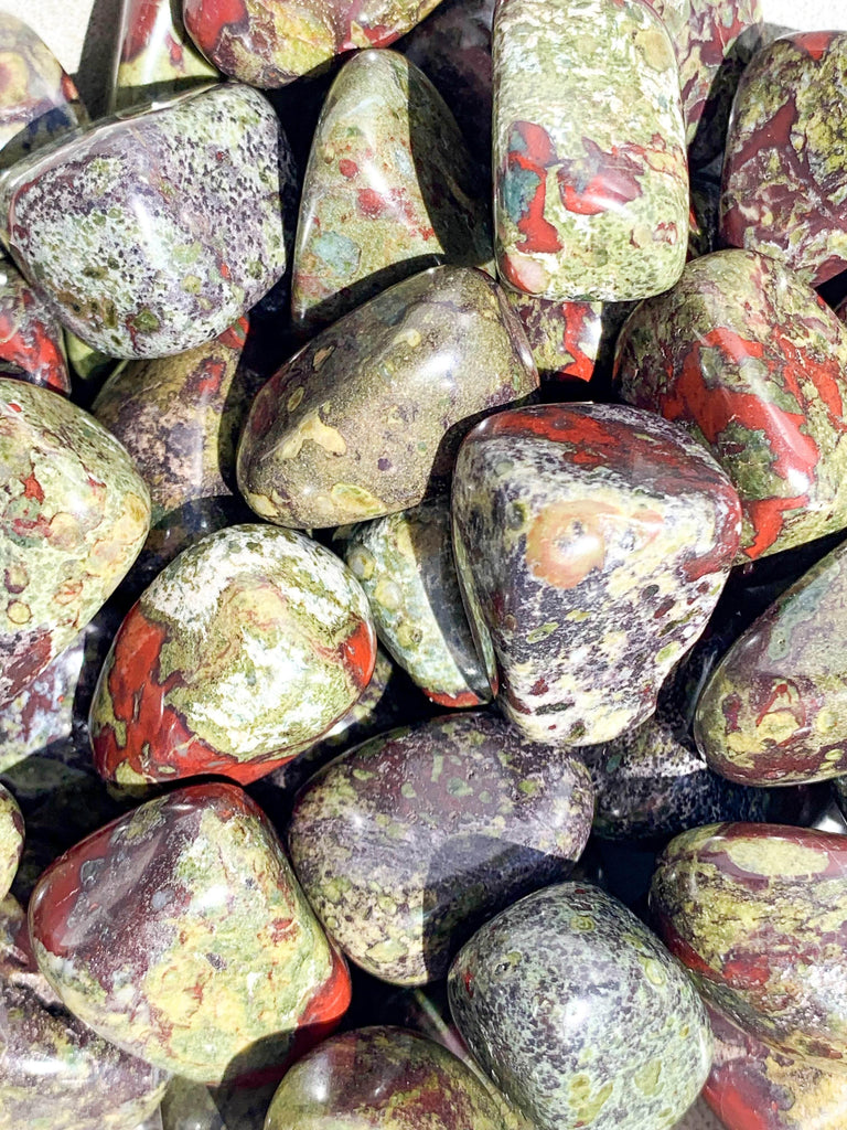 Dragon Blood Jasper Tumbles | Medium - Unearthed Crystals