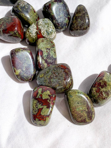 Dragon Blood Jasper Tumbles | Medium - Unearthed Crystals