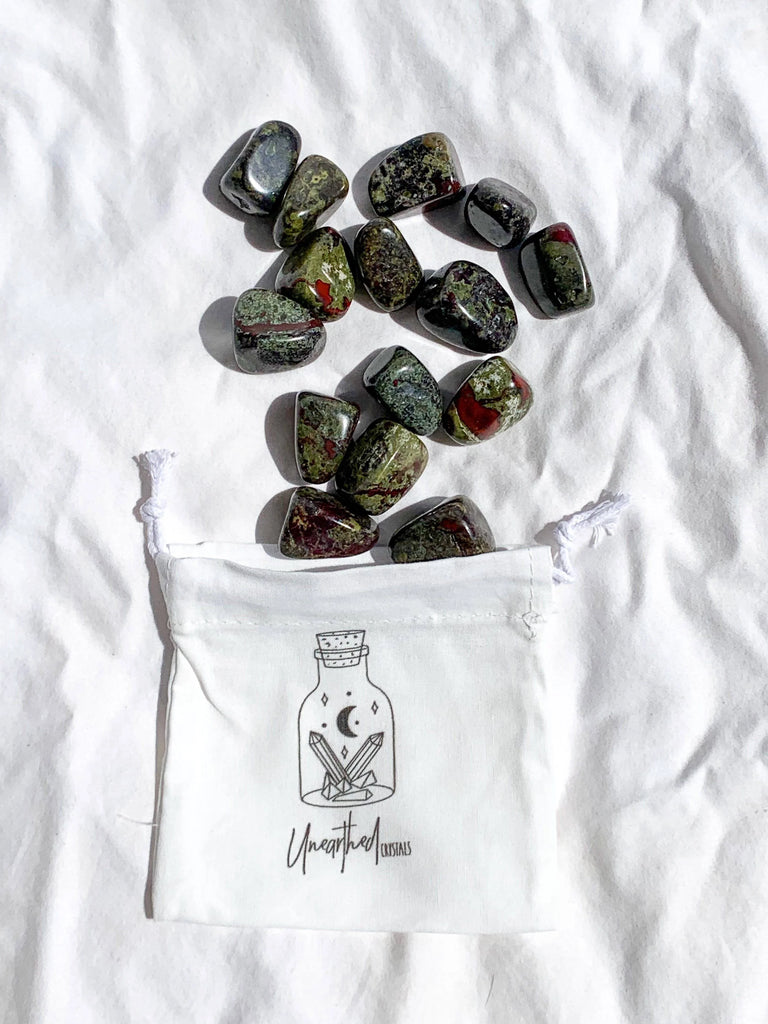Dragon Blood Jasper Tumbles | Medium - Unearthed Crystals