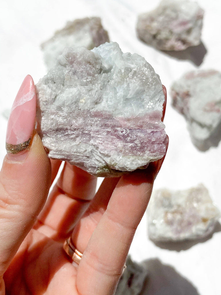Pink Tourmaline Rough | Small - Unearthed Crystals