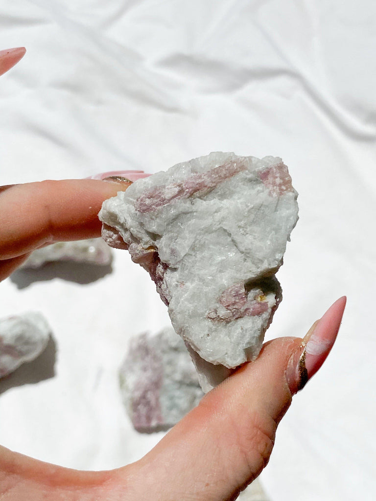 Pink Tourmaline Rough | Small - Unearthed Crystals