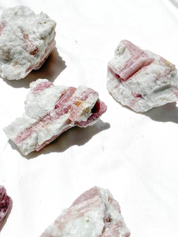 Pink Tourmaline Rough | Medium - Unearthed Crystals