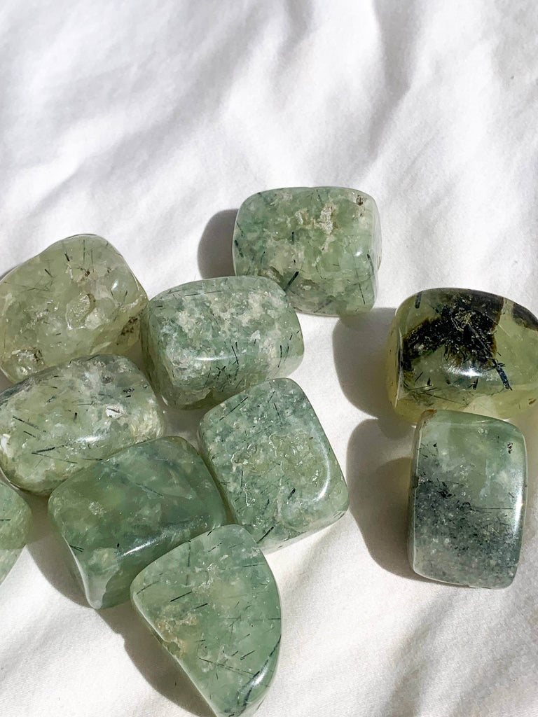 Prehnite Tumbles | Large - Unearthed Crystals