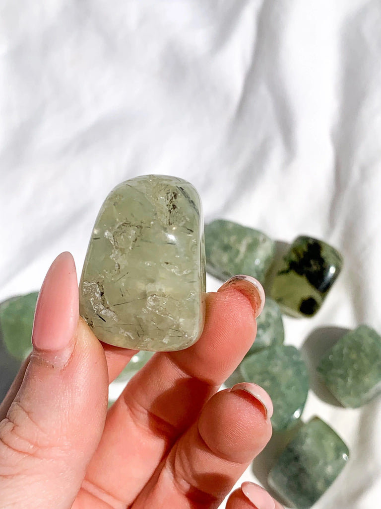 Prehnite Tumbles | Large - Unearthed Crystals
