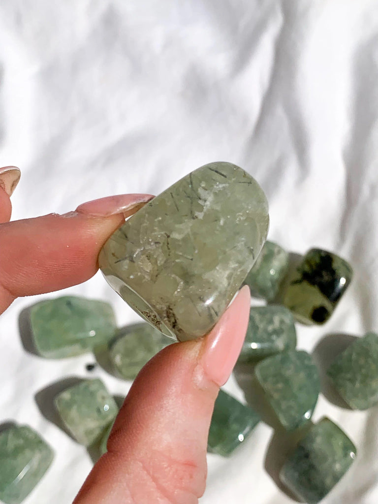 Prehnite Tumbles | Large - Unearthed Crystals