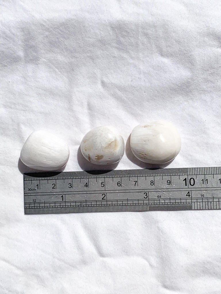 Scolecite Tumbles | Medium - Unearthed Crystals