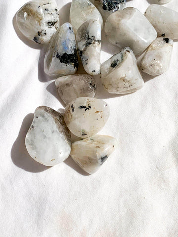 Rainbow Moonstone Tumbles | Small - Unearthed Crystals