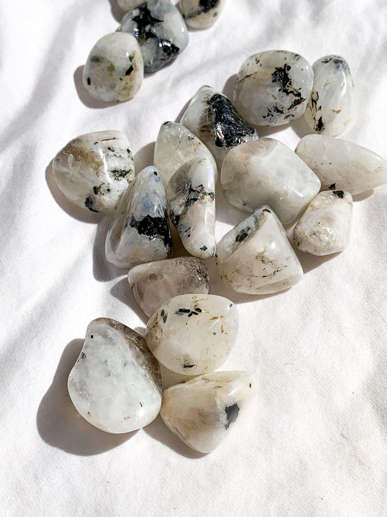 Rainbow Moonstone Tumbles | Small - Unearthed Crystals