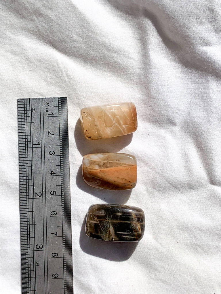 Peach Moonstone Tumbles | Medium - Unearthed Crystals