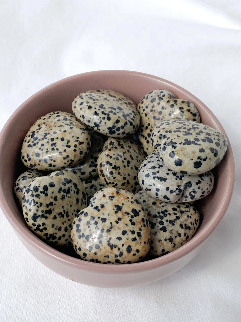 Dalmatian Jasper Heart | Medium - Unearthed Crystals