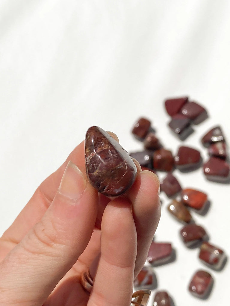 Brecciated Jasper Partially Tumbled | Small - Unearthed Crystals