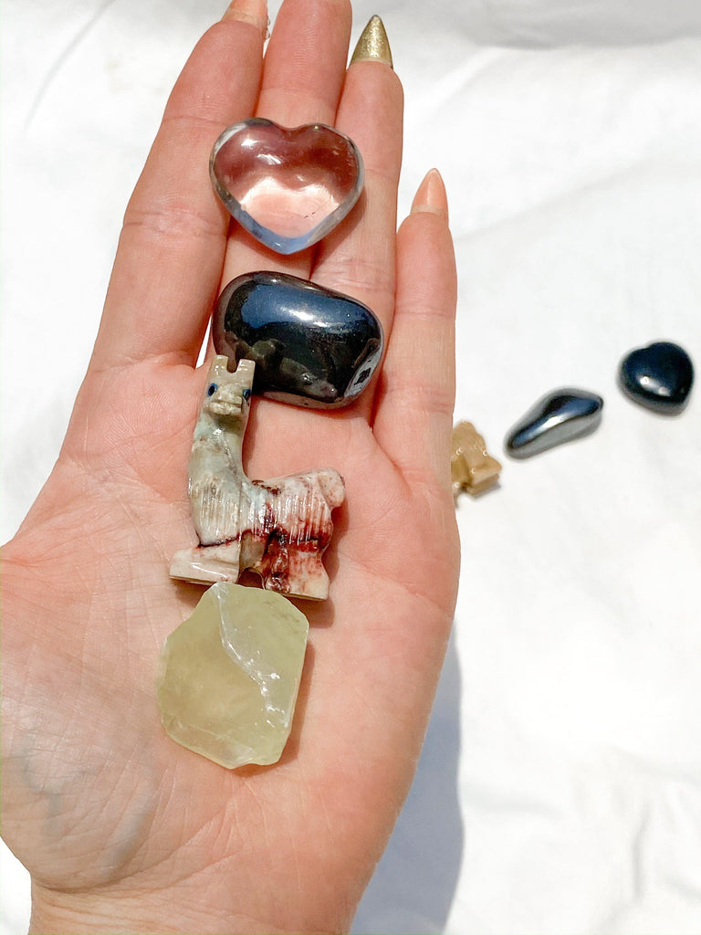 Tiny Human Basics Pouch | Llama - Unearthed Crystals