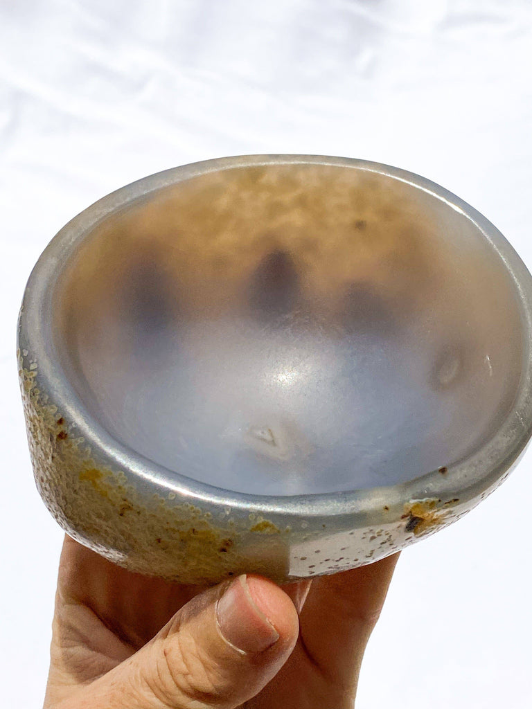 Natural Agate Carved Trinket Bowl - Unearthed Crystals