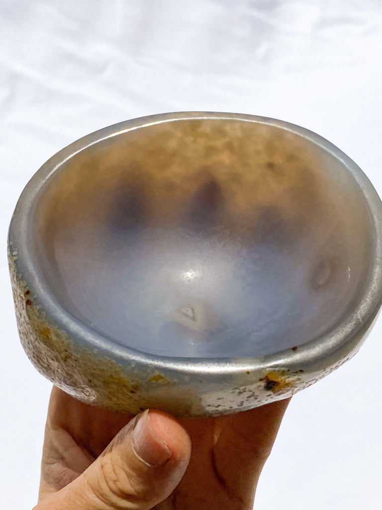 Natural Agate Carved Trinket Bowl - Unearthed Crystals