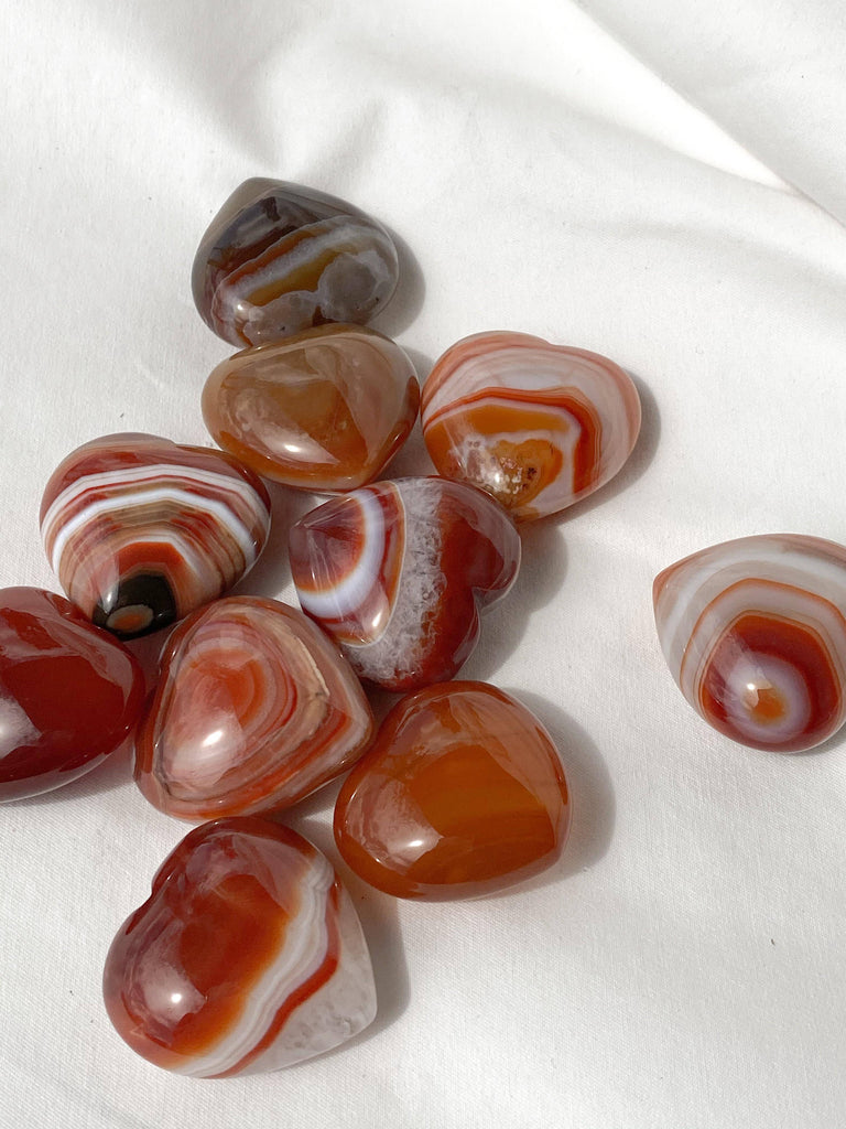 Carnelian Heart | Large - Unearthed Crystals