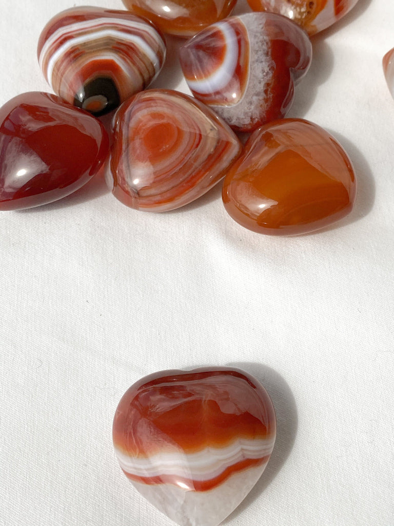Carnelian Heart | Large - Unearthed Crystals