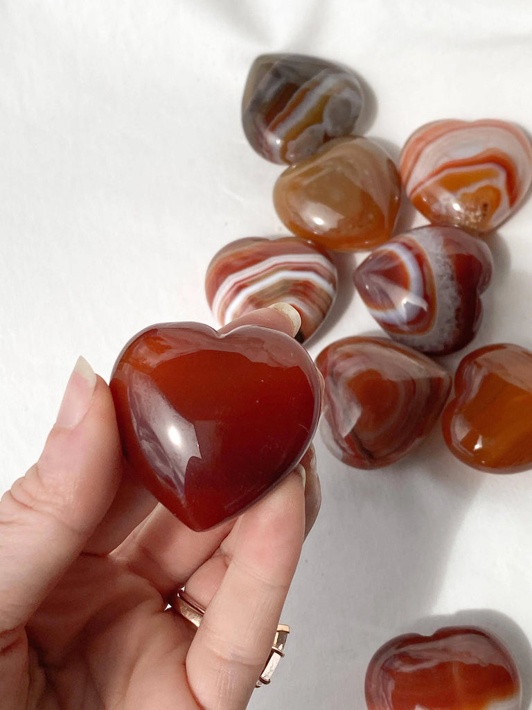 Carnelian Heart | Large - Unearthed Crystals