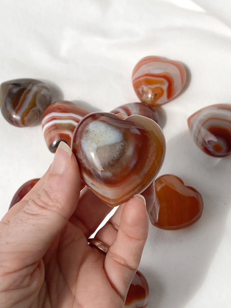Carnelian Heart | Large - Unearthed Crystals
