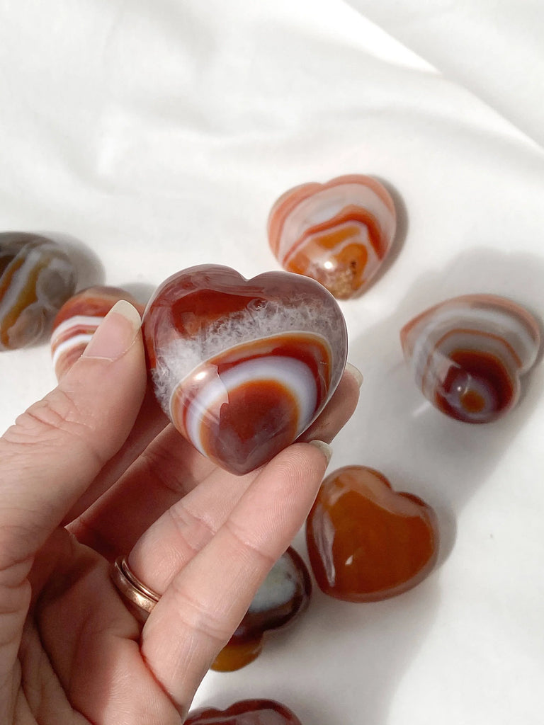 Carnelian Heart | Large - Unearthed Crystals
