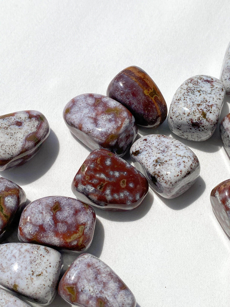 Poppy Jasper Tumble | Medium - Unearthed Crystals