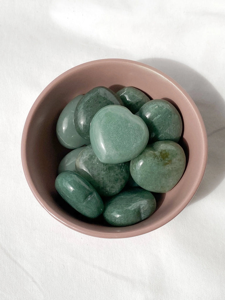 Green Aventurine Heart | Medium - Unearthed Crystals