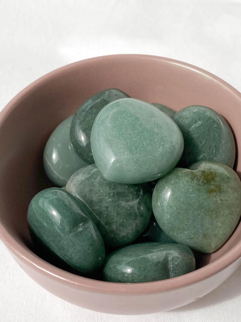 Green Aventurine Heart | Medium - Unearthed Crystals