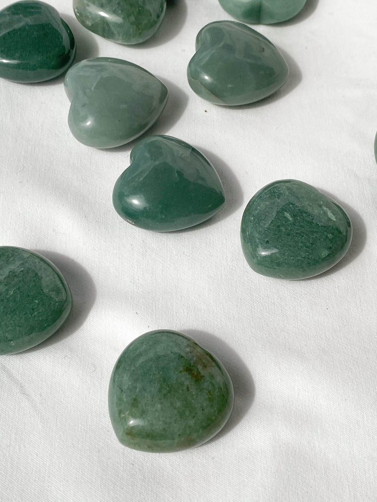 Green Aventurine Heart | Medium - Unearthed Crystals