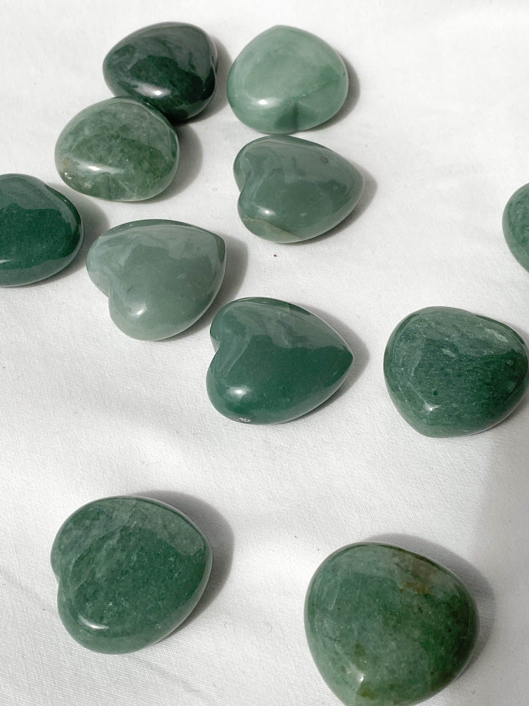 Green Aventurine Heart | Medium - Unearthed Crystals