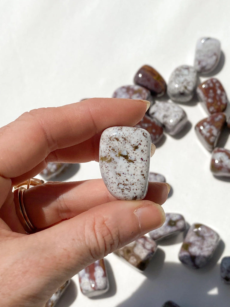 Poppy Jasper Tumble | Medium - Unearthed Crystals