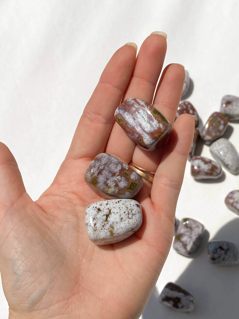 Poppy Jasper Tumble | Medium - Unearthed Crystals