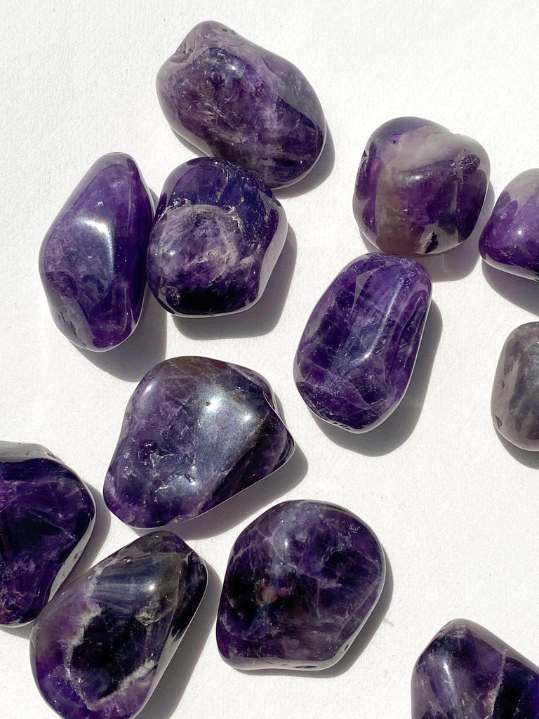 Violet Amethyst Tumbles | Medium - Unearthed Crystals