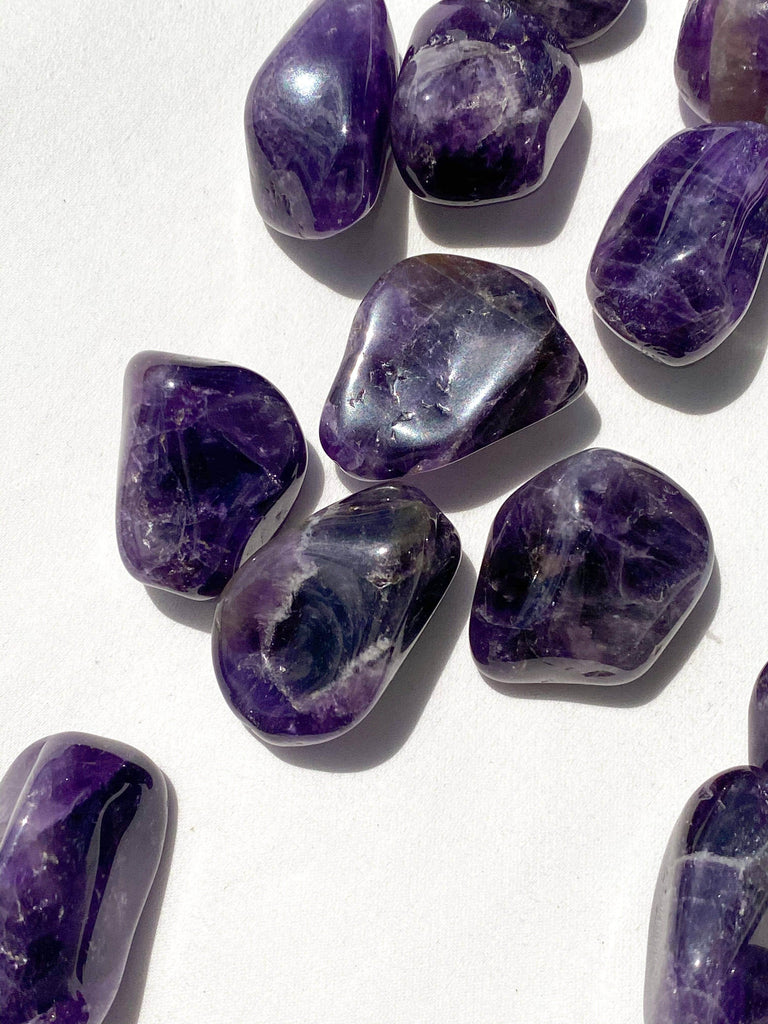 Violet Amethyst Tumbles | Medium - Unearthed Crystals
