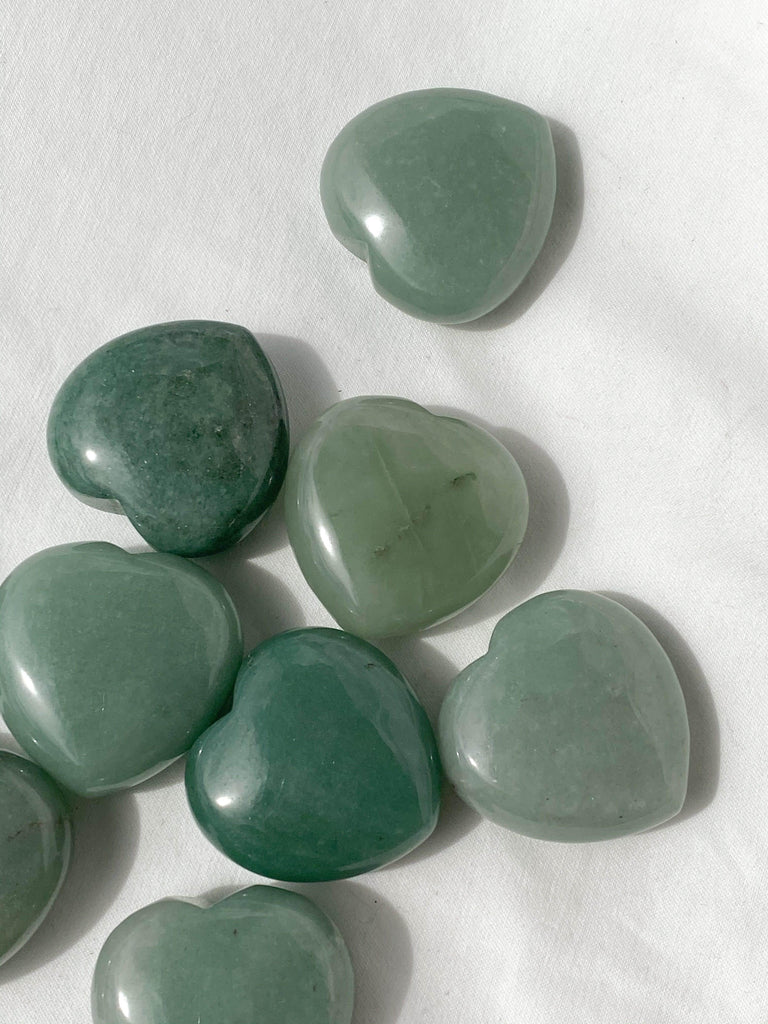 Green Aventurine Heart | Large - Unearthed Crystals