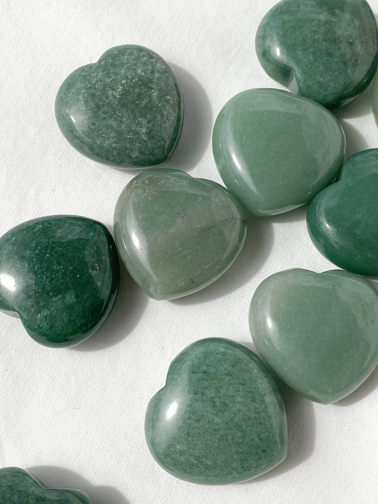 Green Aventurine Heart | Large - Unearthed Crystals