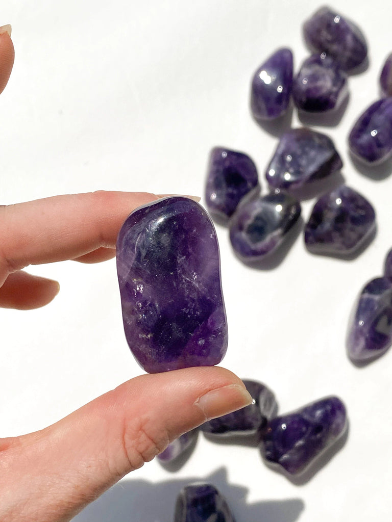 Violet Amethyst Tumbles | Medium - Unearthed Crystals