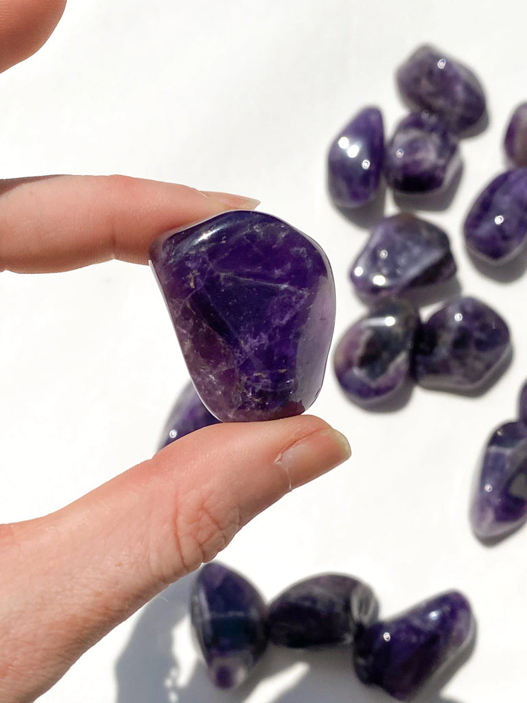 Violet Amethyst Tumbles | Medium - Unearthed Crystals