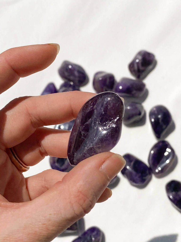 Violet Amethyst Tumbles | Medium - Unearthed Crystals