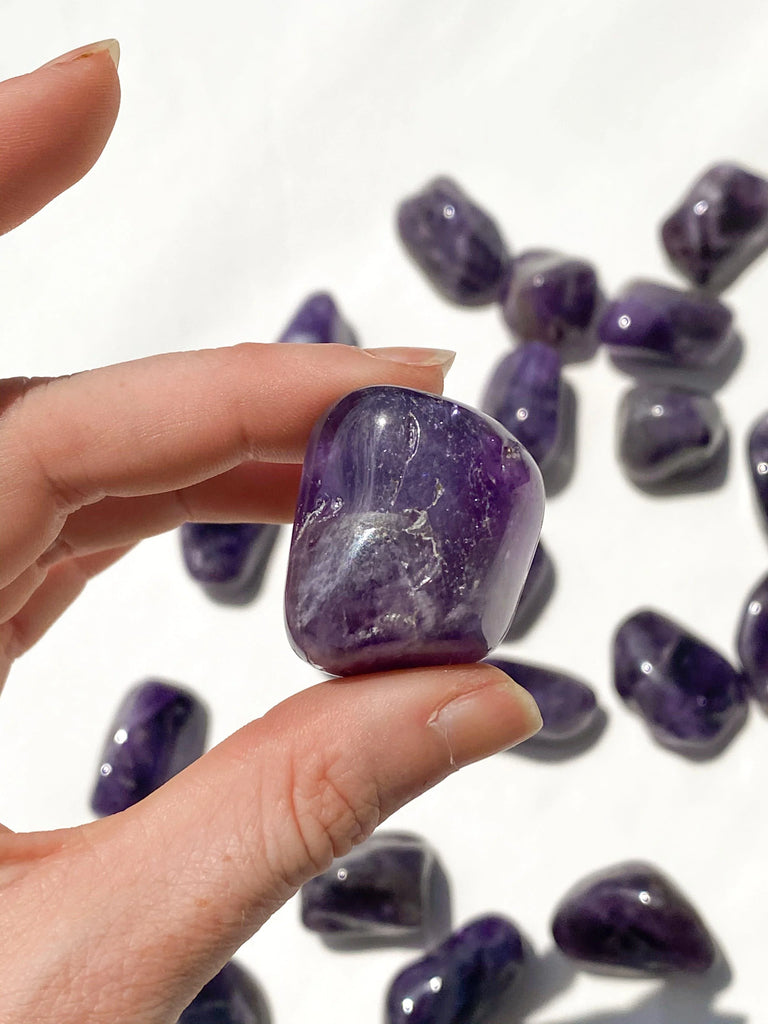 Violet Amethyst Tumbles | Medium - Unearthed Crystals