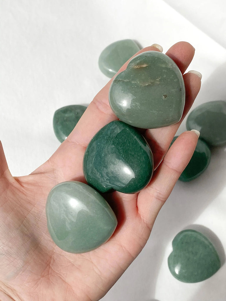 Green Aventurine Heart | Large - Unearthed Crystals