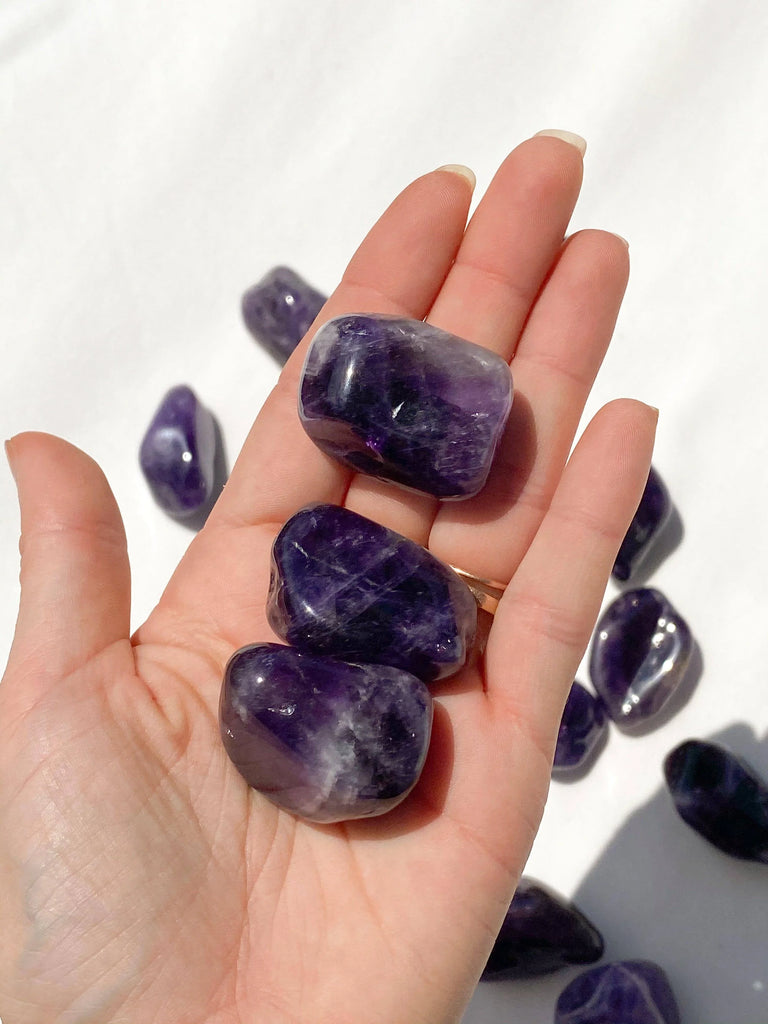 Violet Amethyst Tumbles | Medium - Unearthed Crystals