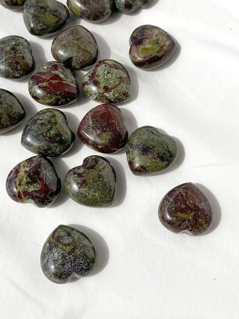 Dragon Blood Jasper Heart | Small - Unearthed Crystals