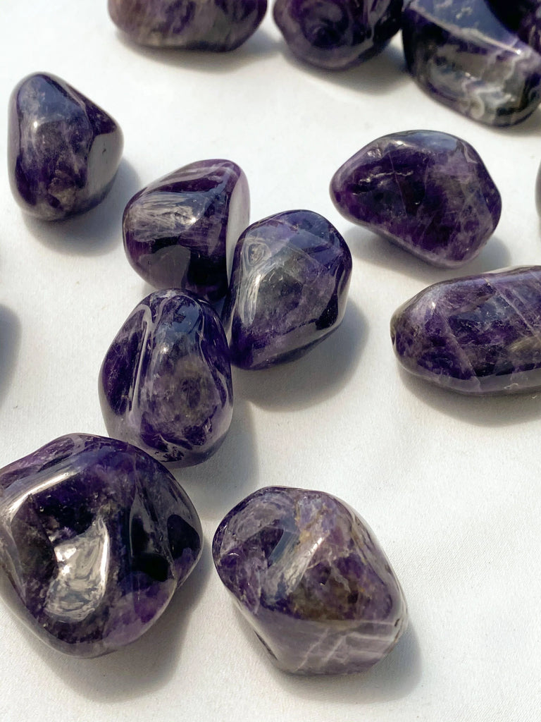 Violet Amethyst Tumbles | Large - Unearthed Crystals