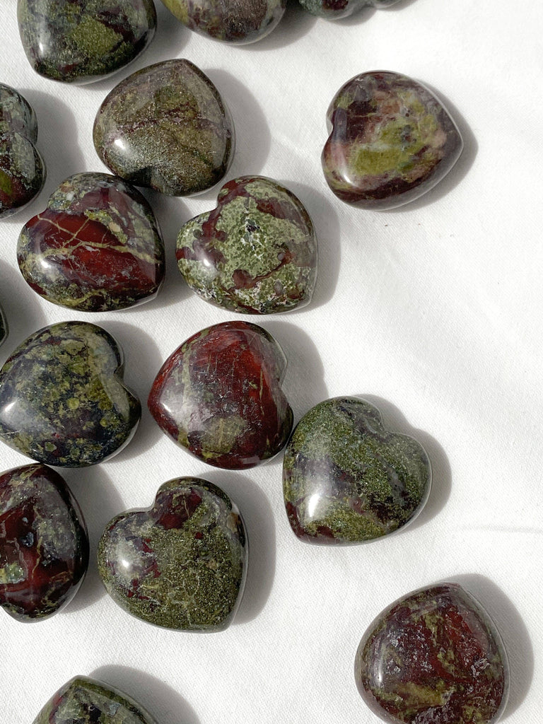 Dragon Blood Jasper Heart | Small - Unearthed Crystals