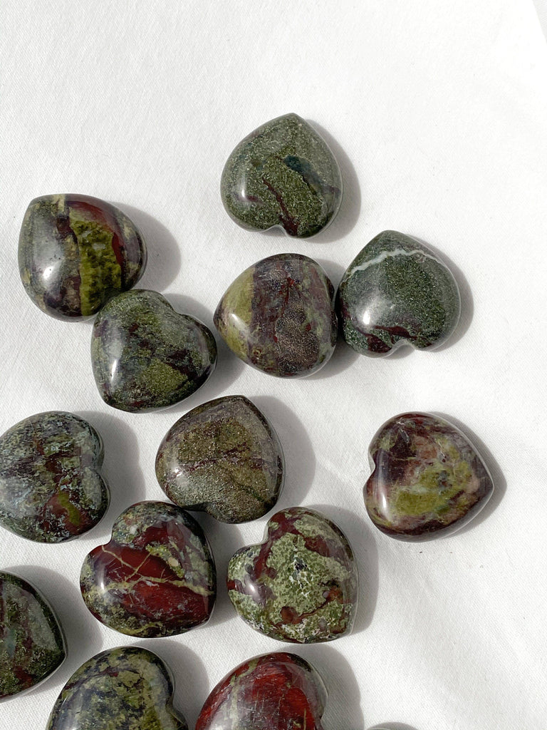 Dragon Blood Jasper Heart | Small - Unearthed Crystals