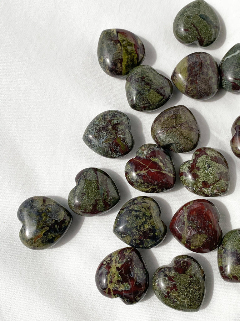 Dragon Blood Jasper Heart | Small - Unearthed Crystals