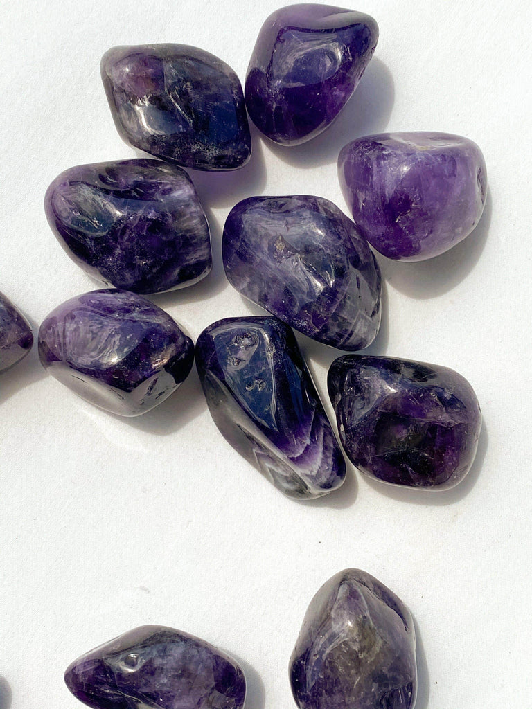 Violet Amethyst Tumbles | Large - Unearthed Crystals