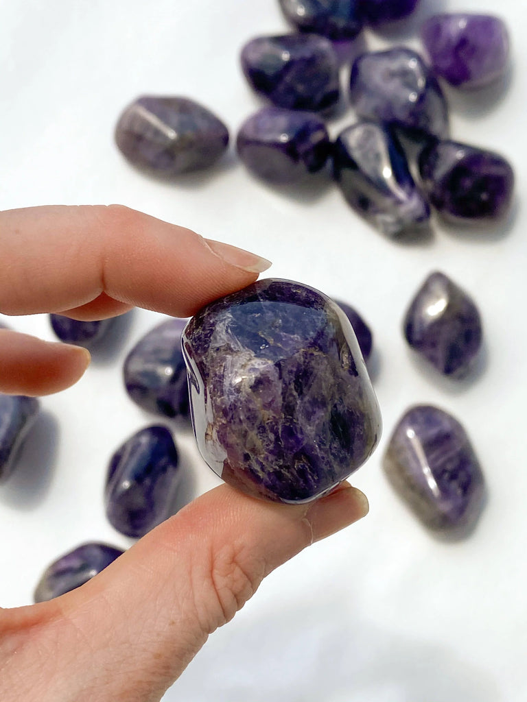 Violet Amethyst Tumbles | Large - Unearthed Crystals